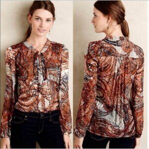 Anthropologie Meadow Rue Briarcliff Blouse
